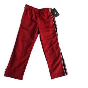 Nike AIR JORDAN Jumpman BASKETBALL Athletic WARM UP PANTS Red BOYS Size XS 4 NWT